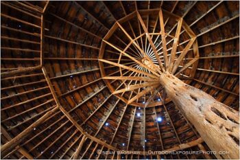 Radiating Roof Stock Image, Oregon Radiating Roof Stock Image, Oregon