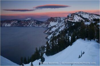 Crater Lake 11 Stock Image, Central Oregon Crater Lake 11 Stock Image, Central Oregon