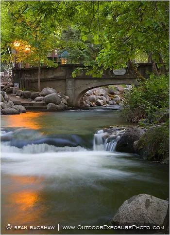 Ashland Creek and Bridge Stock Image, Ashland Ashland Creek and Bridge Stock Image, Ashland