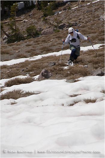 Skiing Mt. Shasta 2 Stock Image, Skiing Mt. Shasta 2 Stock Image,