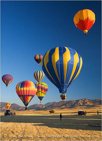 Brighter Than Air Stock Image, Montague, California Brighter Than Air Stock Image, Montague, California