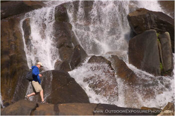 Waterfall Walk Stock Image, California Waterfall Walk Stock Image, California