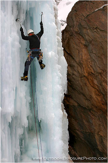 Ice Park IV Stock Image, Ouray, Colorado Ice Park IV Stock Image, Ouray, Colorado