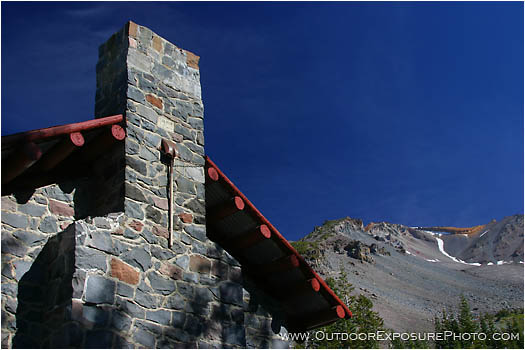 Shasta Sierra Club Hut Stock Image, Trinity National Forest, California