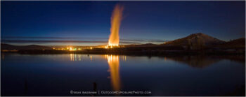 Klamath Cogeneration Plant Panorama Stock Image, Oregon Klamath Cogeneration Plant Panorama Stock Image, Oregon