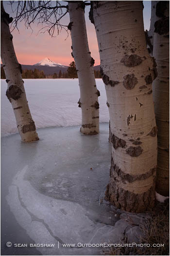 Midwinter Morning Stock Image, klamath falls, Oregon Midwinter Morning Stock Image, klamath falls, Oregon