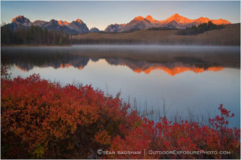 Spread Light Like Fire Stock Image, Idaho Spread Light Like Fire Stock Image, Idaho