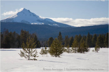 Mt. McLoughlin in Winter Stock Image, Southern Oregon Mt. McLoughlin in Winter Stock Image, Southern Oregon