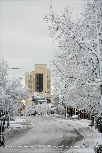 Ashland in Snow Stock Image, Ashland, Oregon Ashland in Snow Stock Image, Ashland, Oregon