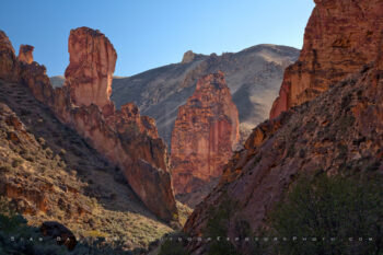 Leslie Gulch Stock Image, Eastern Oregon Leslie Gulch Stock Image, Eastern Oregon