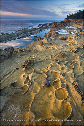 Shadow Lands Stock Image, Oregon Coast Shadow Lands Stock Image, Oregon Coast