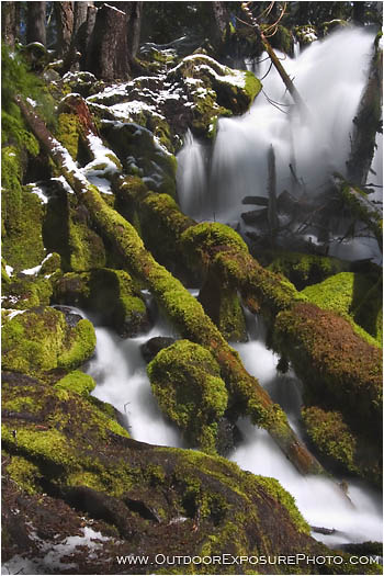 Clear Water Creek Falls Stock Image Clear Water Creek Falls Stock Image