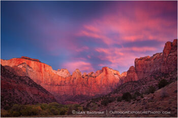 Towers Of The Virgin Stock Image, Zion, Utah Towers Of The Virgin Stock Image, Zion, Utah