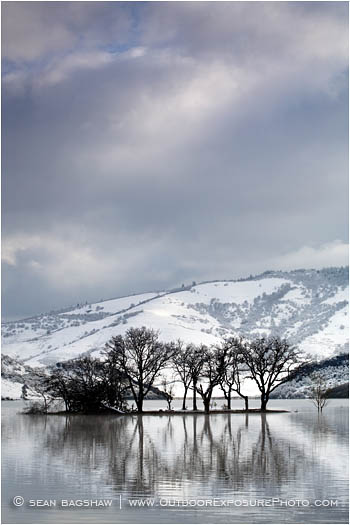 Emigrant Lake in Winter 7 Stock Image Ashland, Oregon Emigrant Lake in Winter 7 Stock Image Ashland, Oregon
