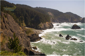 Thomas Creek Bridge Stock Image, Oregon Thomas Creek Bridge Stock Image, Oregon