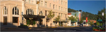 Main Street Panorama Stock Image Ashland, Oregon Main Street Panorama Stock Image Ashland, Oregon