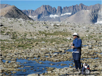 Backpacking on Mt. Tyndal 2 Stock Image High Sierras, California Backpacking on Mt. Tyndal 2 Stock Image High Sierras, California