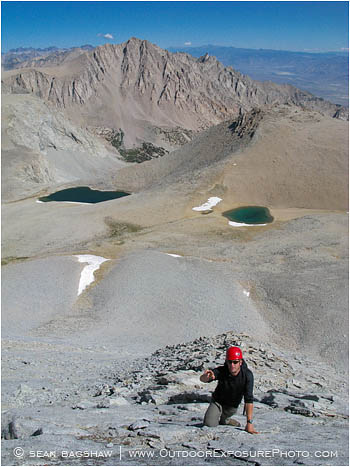 Backpacking on Mt. Tyndal 3 Stock Image High Sierras, California Backpacking on Mt. Tyndal 3 Stock Image High Sierras, California