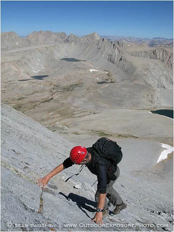 Backpacking on Mt. Tyndal 4 Stock Image High Sierras, California Backpacking on Mt. Tyndal 4 Stock Image High Sierras, California