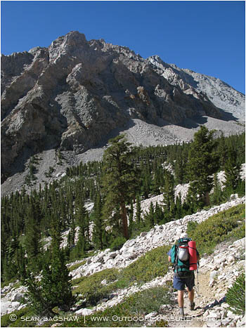 Backpacking in the Sierra Mountains 2 Stock Image High Sierras, California Backpacking in the Sierra Mountains 2 Stock Image High Sierras, California