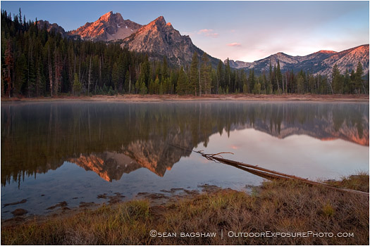 Mt. McGown reflection in Lake Stanley Stock Image Stanley, Idaho - Sean ...