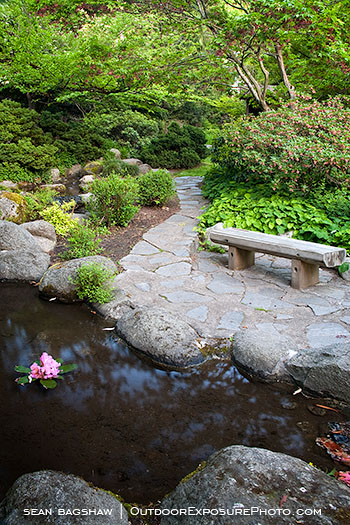 Japanese Garden in Spring 3 Stock Image, Ashland, Oregon Japanese Garden in Spring 3 Stock Image, Ashland, Oregon