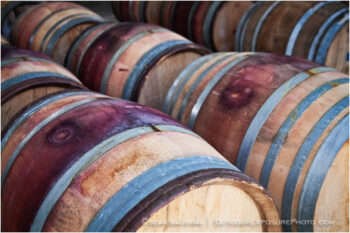 Wine Barrels Stock Image, Medford, Oregon Wine Barrels Stock Image, Medford, Oregon