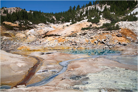 Bumpass Hell 2 Stock Image Lassen Volcanic National Park, California
