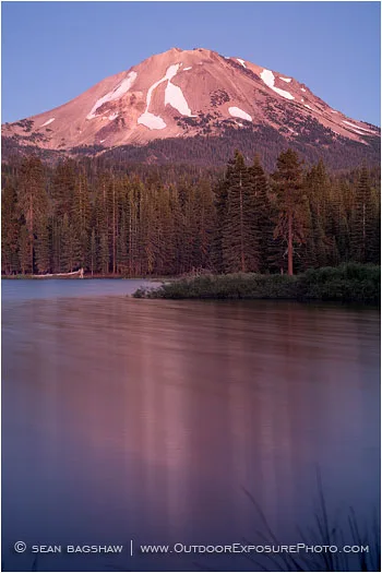 Mt. Lassen over Manzanita Lake 4 Stock Image Lassen Volcanic National Park, California Mt. Lassen over Manzanita Lake 4 Stock Image Lassen Volcanic National Park, California