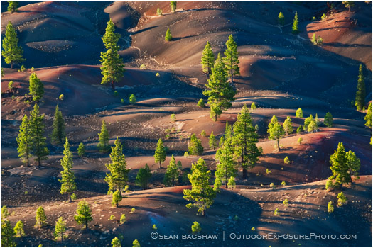 Painted Dunes 3 Stock Image Lassen Volcanic National Park, California
