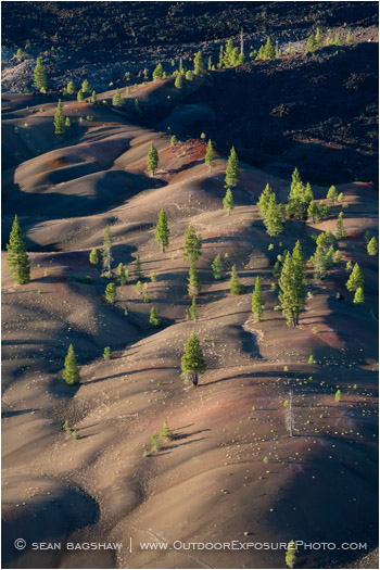 Painted Dunes 4 Stock Image Lassen Volcanic National Park, California