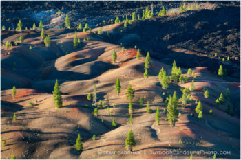 Painted Dunes 6 Stock Image Lassen Volcanic National Park, California Painted Dunes 6 Stock Image Lassen Volcanic National Park, California