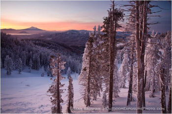 Sunrise over Mt. Shasta Stock Image Mt. Ashland, Oregon Sunrise over Mt. Shasta Stock Image Mt. Ashland, Oregon
