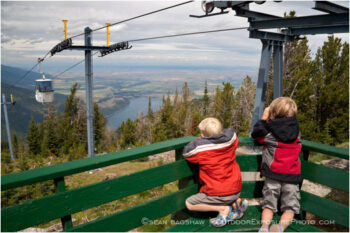 Ski Lookout at Wallowa Lake Stock Image, Joseph, Oregon Ski Lookout at Wallowa Lake Stock Image, Joseph, Oregon