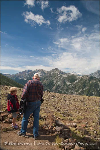 Overlooking the Wallowa Mountains 2 Stock Image, Joseph, Oregon