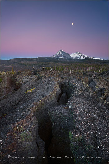 Volcanic Legacy Stock Image, Three Sisters, Oregon Volcanic Legacy Stock Image, Three Sisters, Oregon