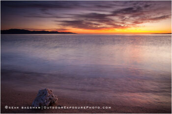 Sea Of Cortez Sunrise 2 Stock Image, Baja, Mexico Sea Of Cortez Sunrise 2 Stock Image, Baja, Mexico