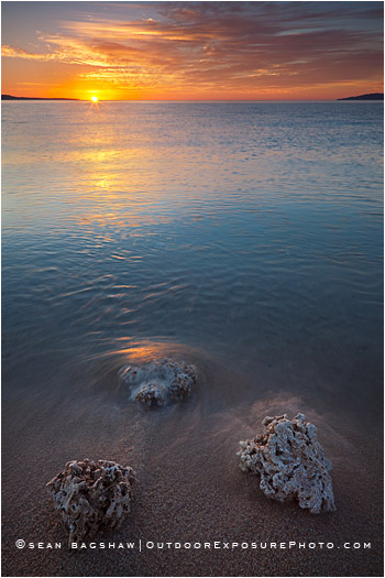 Sea Of Cortez Sunrise 4 Stock Image, Baja, Mexico Sea Of Cortez Sunrise 4 Stock Image, Baja, Mexico