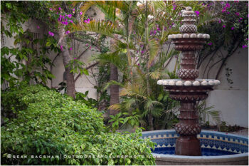 Garden Fountain 2 Stock Image, Baja, Mexico Garden Fountain 2 Stock Image, Baja, Mexico