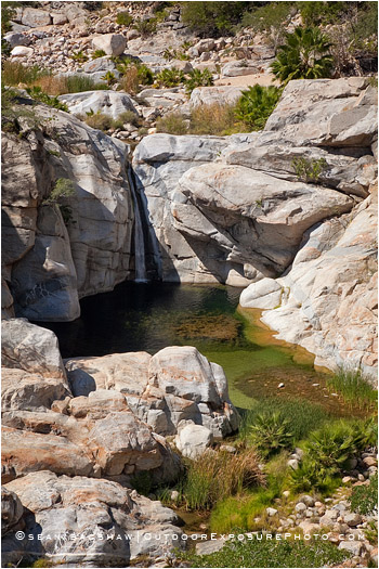 Fox Canyon Waterfall 1 Stock Image, Baja, Mexico Fox Canyon Waterfall 1 Stock Image, Baja, Mexico