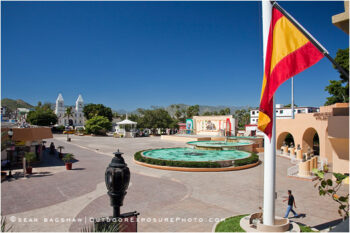 San Jose Fountain Square 2 Stock Image, Baja, Mexico San Jose Fountain Square 2 Stock Image, Baja, Mexico