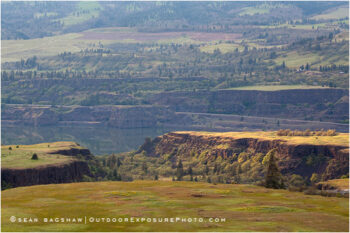 View From Rowena 2 Stock Image, Oregon View From Rowena 2 Stock Image, Oregon