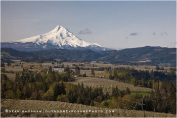 Hood River Valley Farmland 6 Stock Image, Oregon Hood River Valley Farmland 6 Stock Image, Oregon