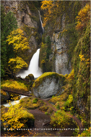 Autumn Flow Stock Image, Columbia Gorge, Oregon Autumn Flow Stock Image, Columbia Gorge, Oregon