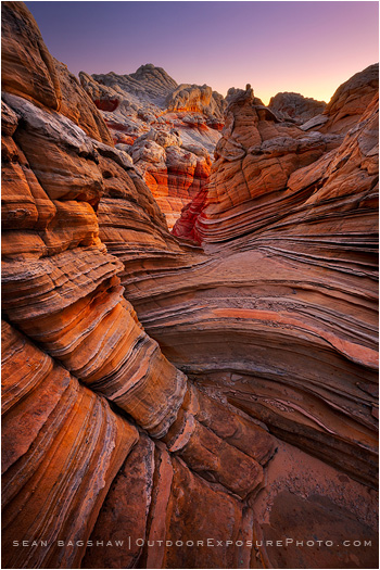 Sandstone Perspectives Stock Image, White Pocket, Arizona Sandstone Perspectives Stock Image, White Pocket, Arizona