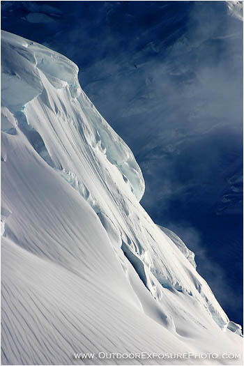 Kahiltna Ice Forms Stock Image, Alaska Kahiltna Ice Forms Stock Image, Alaska