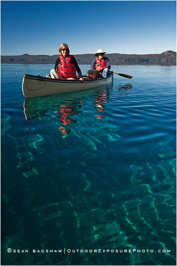 Canoeing On Waldo Lake, Oregon 1 Canoeing On Waldo Lake, Oregon 1