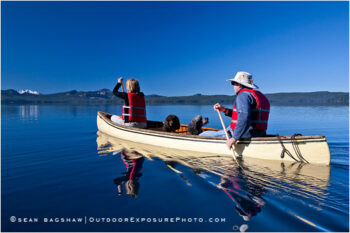 Canoeing On Waldo Lake, Oregon 2 Canoeing On Waldo Lake, Oregon 2