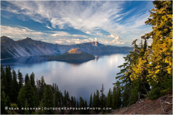 Crater Lake Rim View Stock Image Crater Lake Rim View Stock Image