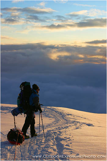 Midnight Sunset Stock Image Midnight Sunset Stock Image